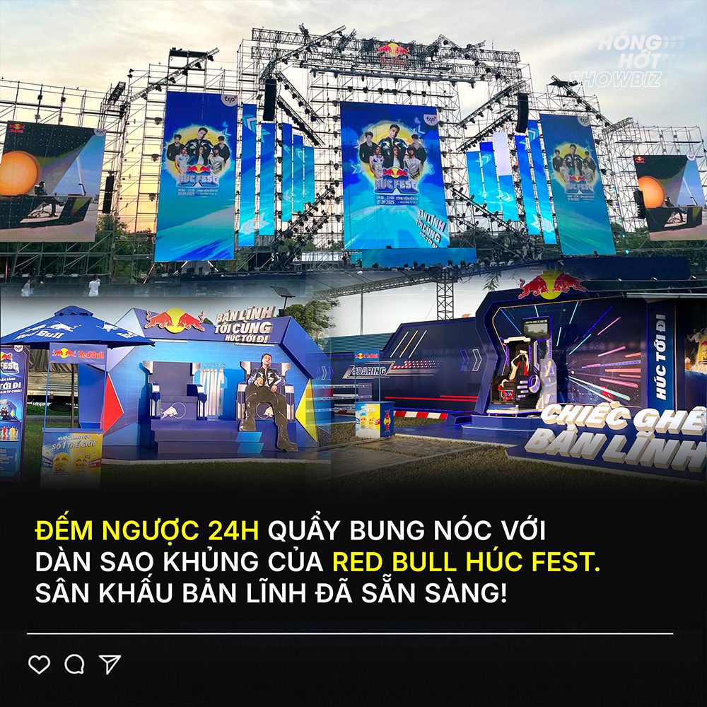 Red Bull Húc Fest: Dàn Sao Khủng Sẵn Sàng Tại Hà Nội 2 Red Bull Húc Fest