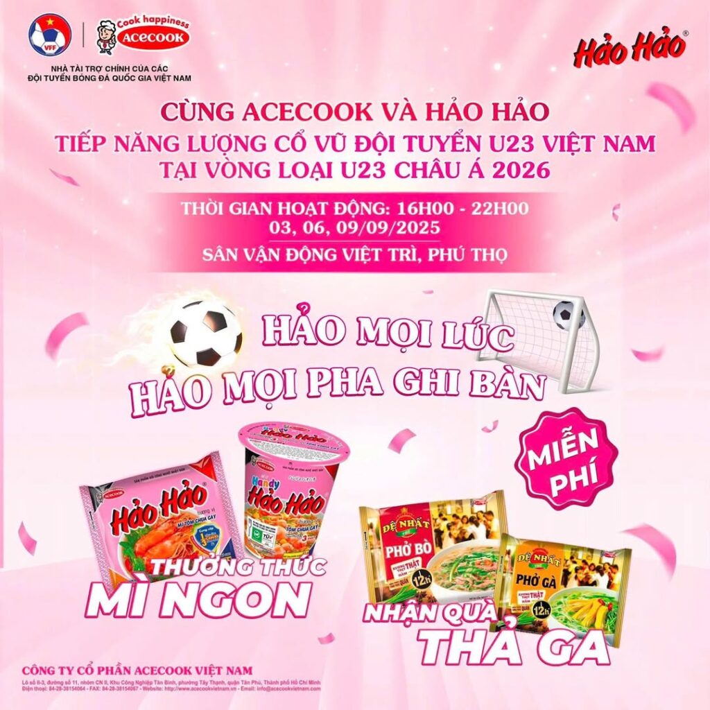 Cổ vũ U23 Việt Nam tại sân Việt Trì: Cùng hòa nhịp đam mê! 2 Đội tuyển U23 Việt Nam