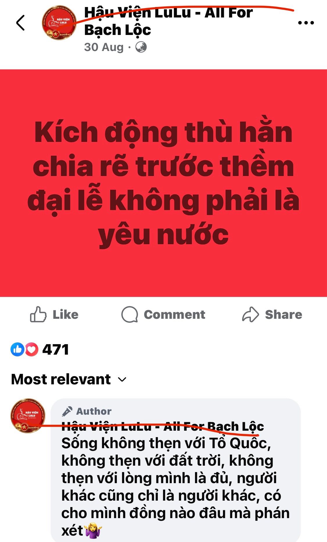 Fandom Bạch Lộc và những tranh cãi về lòng yêu nước 5 544631447 122179064942427003 6640052928583059704 n