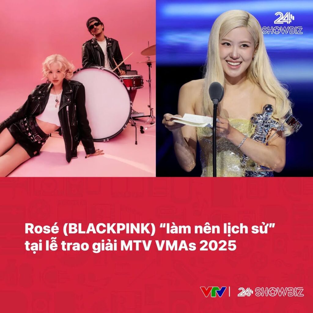 Rosé (BLACKPINK) làm nên lịch sử tại MTV VMAs 2025 2 545064799 1119815093576365 3036709996934117800 n