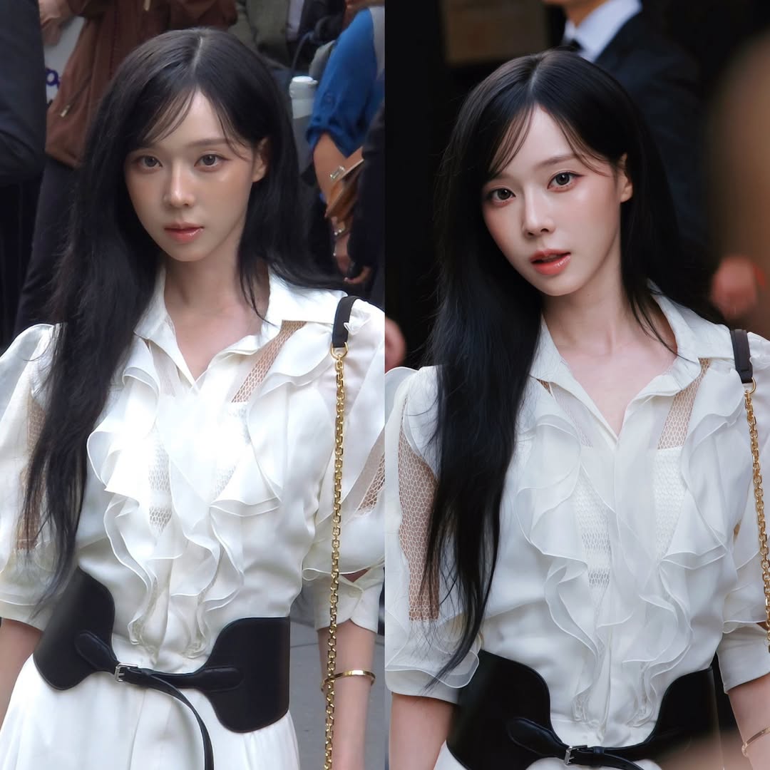Winter của aespa thu hút tại buổi trình diễn Ralph Lauren ở New York 2 545729356 774260445344267 1361317992678734946 n