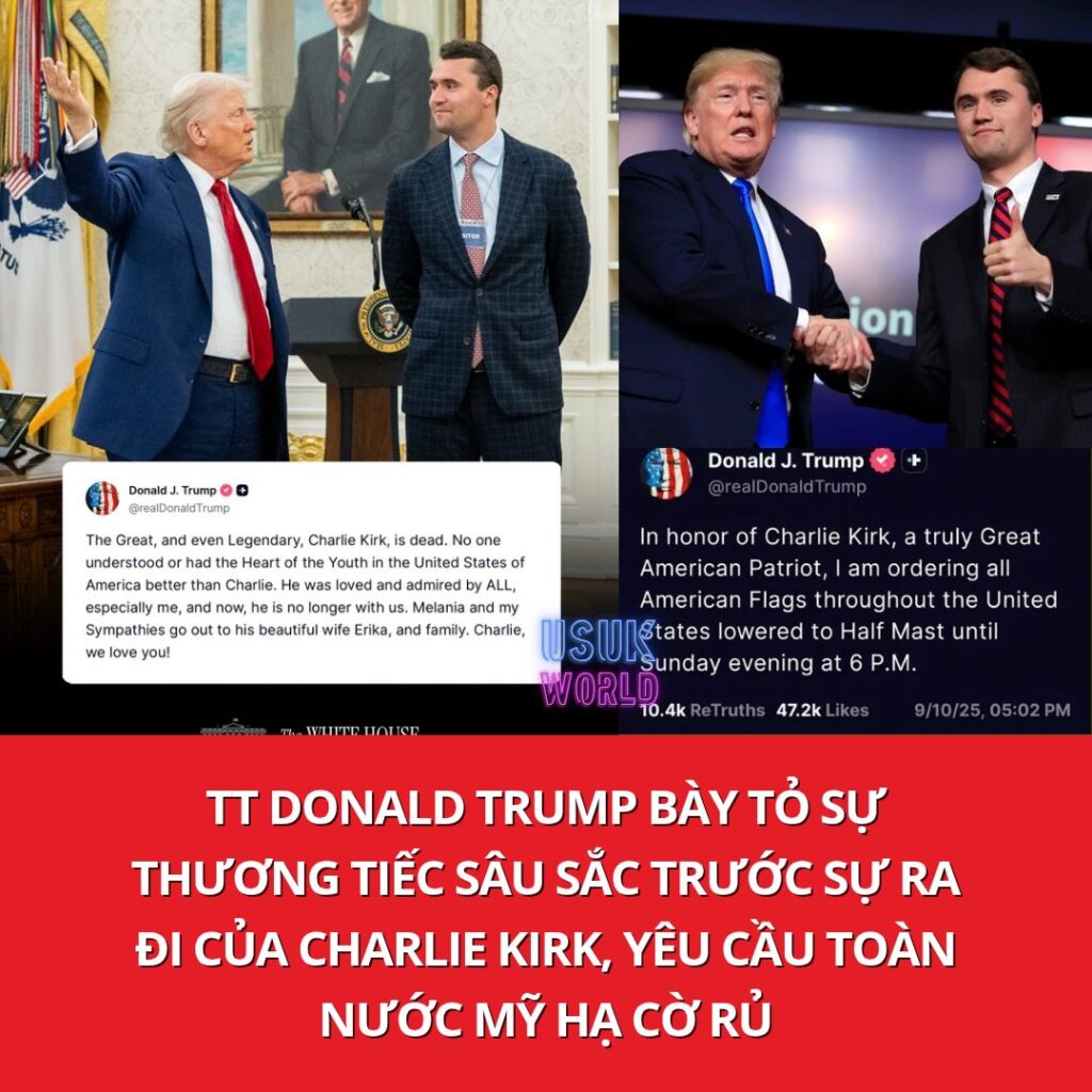 Donald Trump tri ân Charlie Kirk: Huyền thoại của giới trẻ Mỹ 2 545852732 1398241072302023 1749237742930466978 n