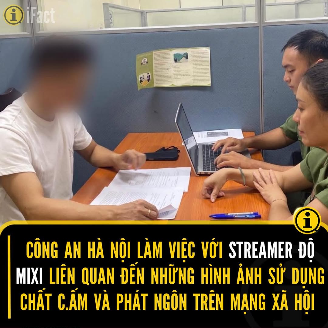 Công An Hà Nội Làm Việc Với Streamer Độ Mixi Về Hành Vi Vi Phạm 2 546490962 1210880611077760 5366646146641993207 n