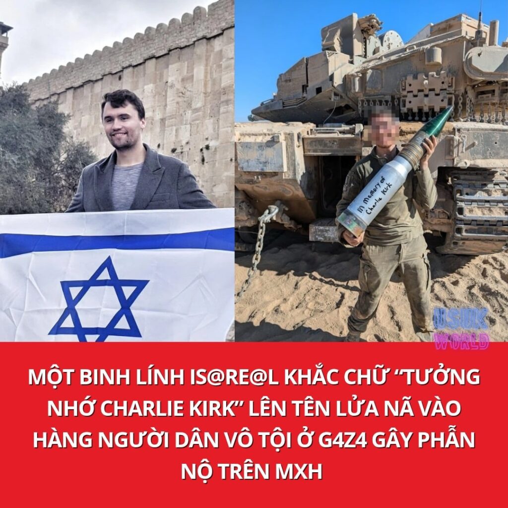Bức ảnh gây tranh cãi của binh sĩ Israel và Charlie Kirk 2 548209878 802754265610777 582993937156567212 n