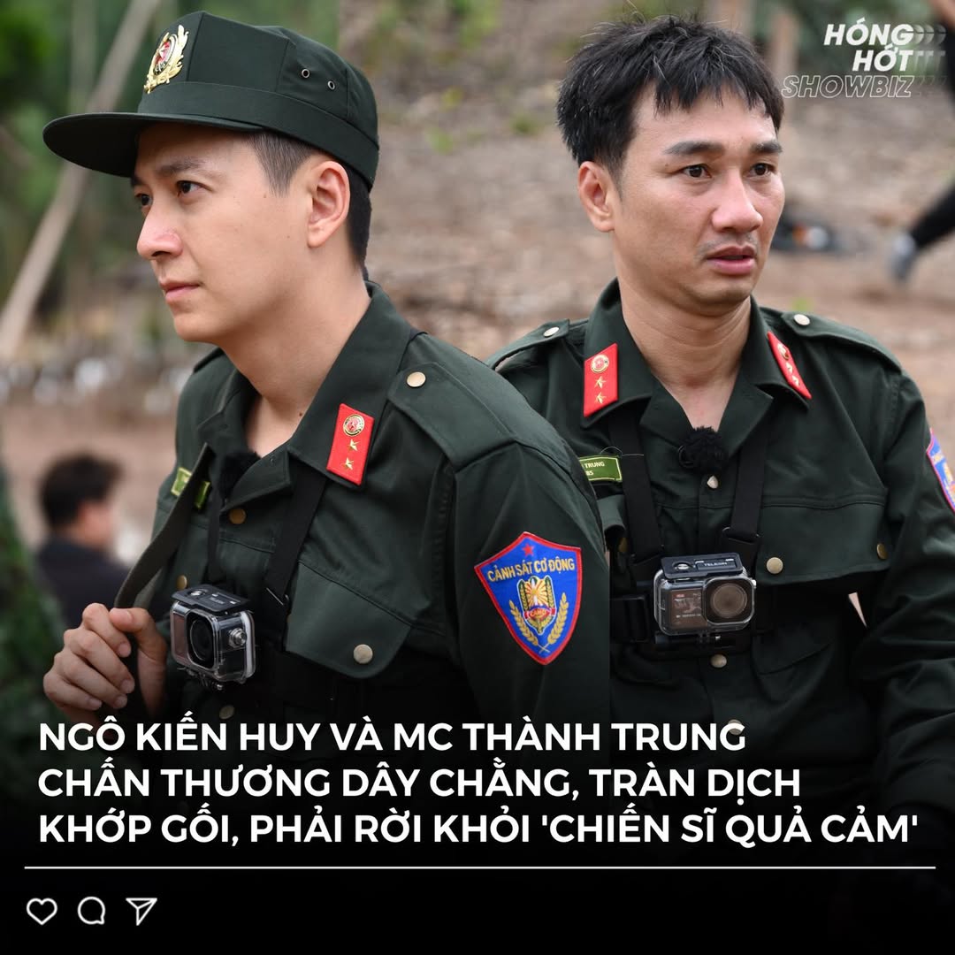 Ngô Kiến Huy và MC Thành Trung rời 'Chiến Sĩ Quả Cảm' vì chấn thương 2 548452987 1197788442373060 8448575043142898595 n
