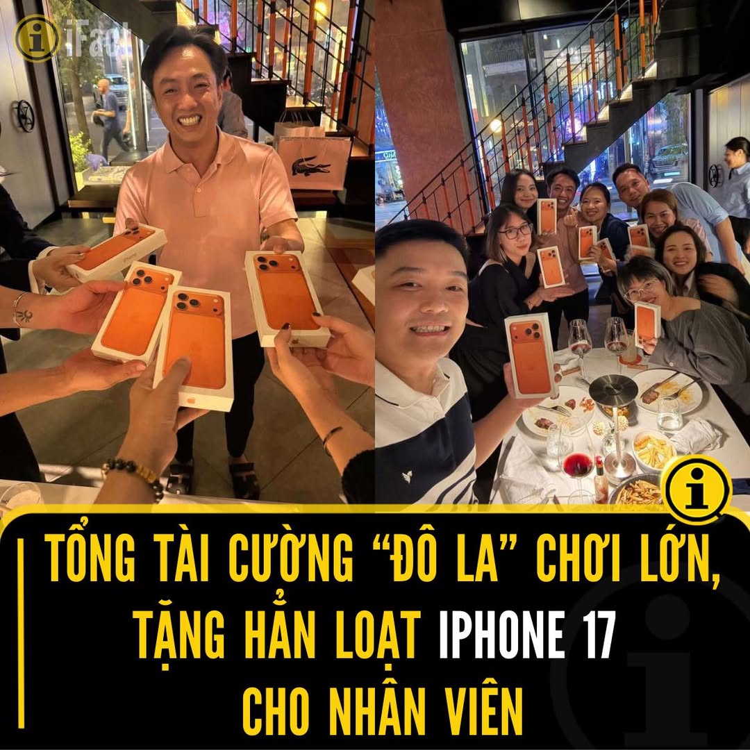 Cường Đô La Tặng Nhân Viên iPhone 17, Dân Mạng Dậy Sóng 2 550481475 1218728656959622 1960415009500485176 n