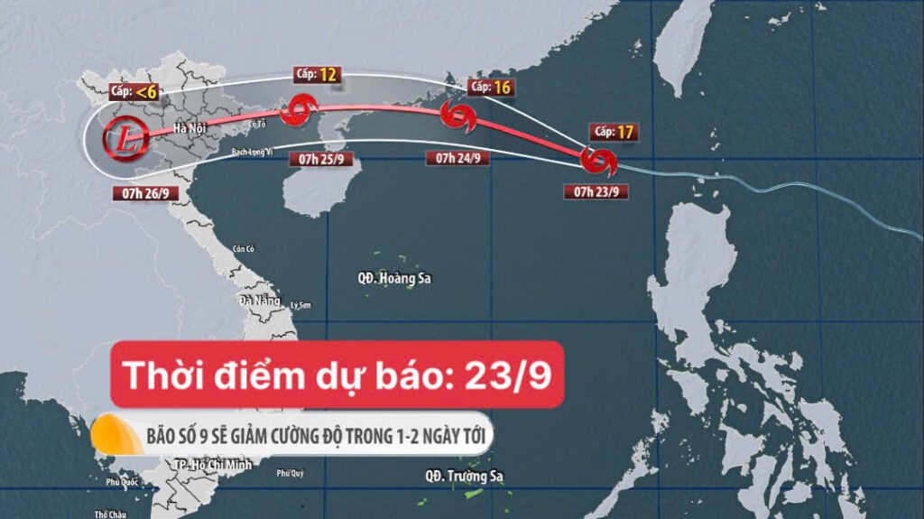 Bão số 9 đang di chuyển lên phía Bắc, cần theo dõi sát sao 2 551976780 1138392495153411 508195842049811014 n