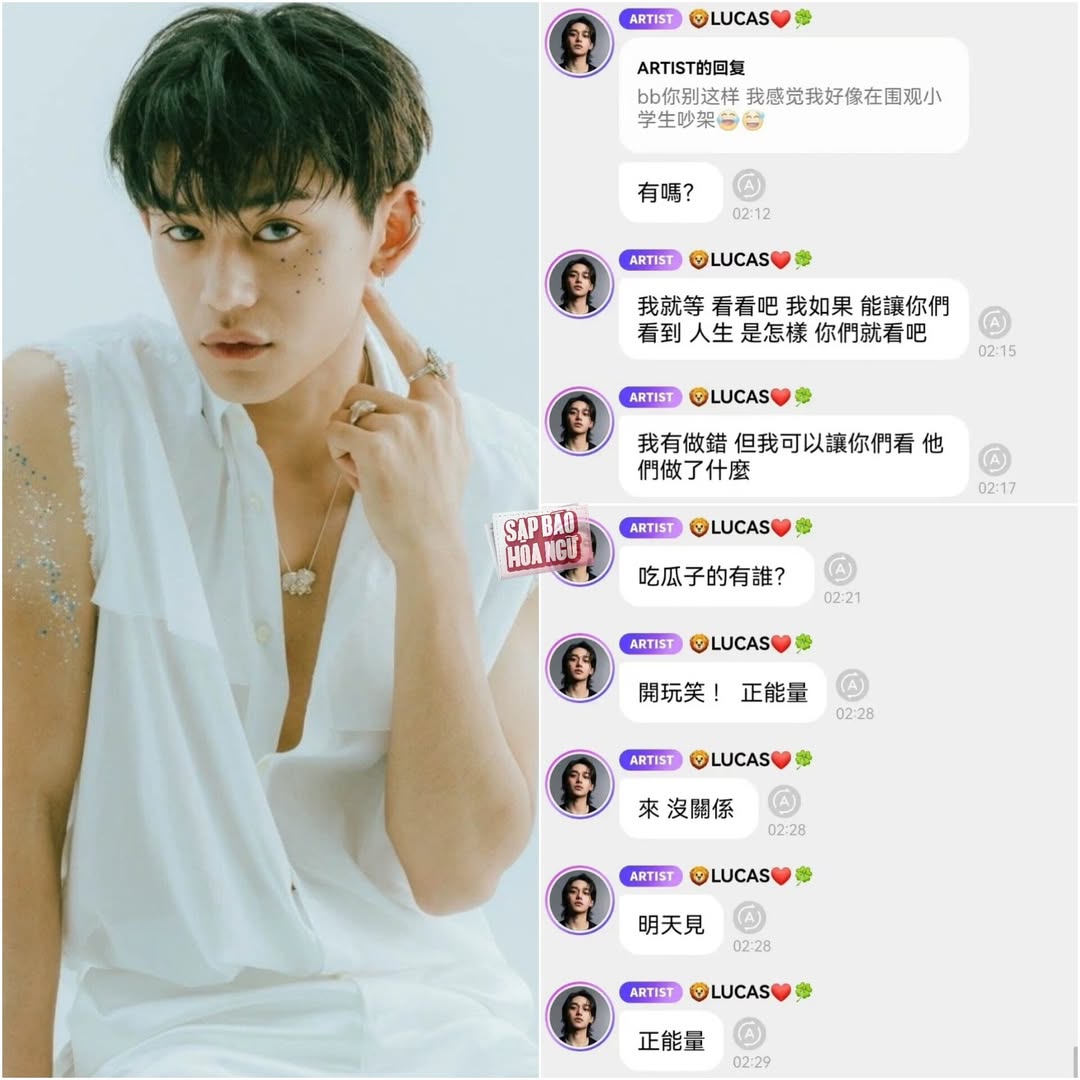 Lucas Hoàng Húc Hi Gây Chú Ý Với Tin Nhắn Bí Ẩn Gửi Fan 2 552296434 1090898409909400 4859715275977673136 n