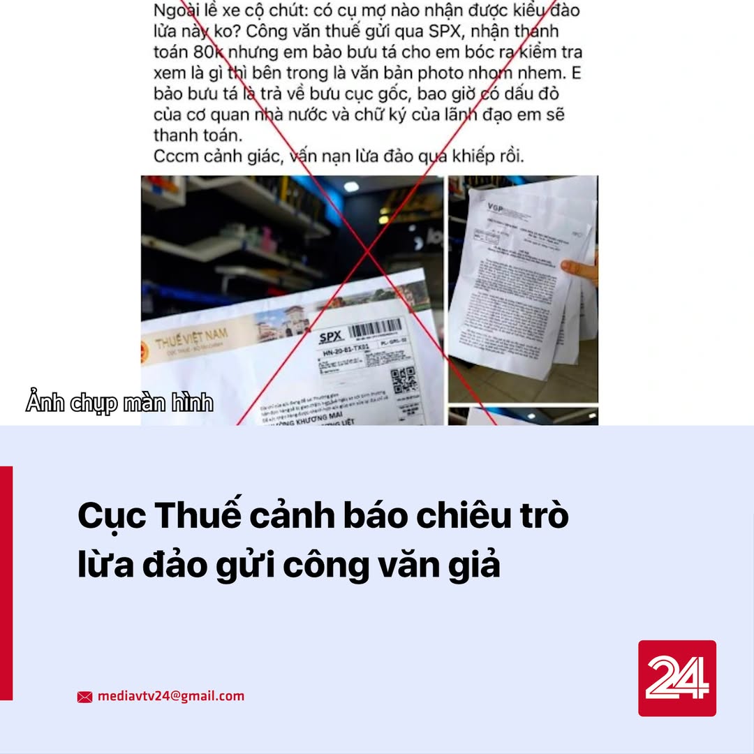 Cảnh báo lừa đảo qua 'công văn thuế' giả mạo trên Facebook 2 553472673 1124688023200401 805694614220808095 n