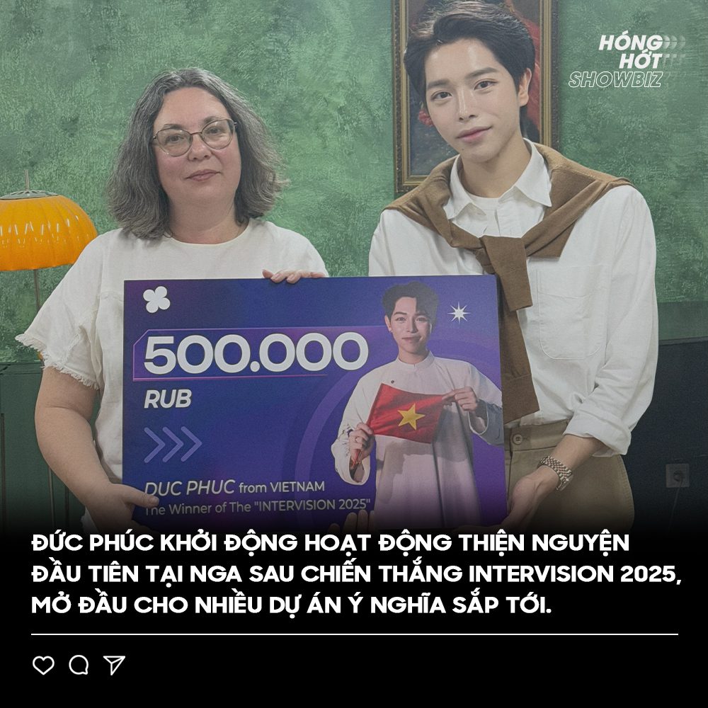 Đức Phúc ủng hộ quỹ thiện nguyện tại Nga trước khi về Việt Nam 2 554291653 1206727541479150 4499900603948044588 n