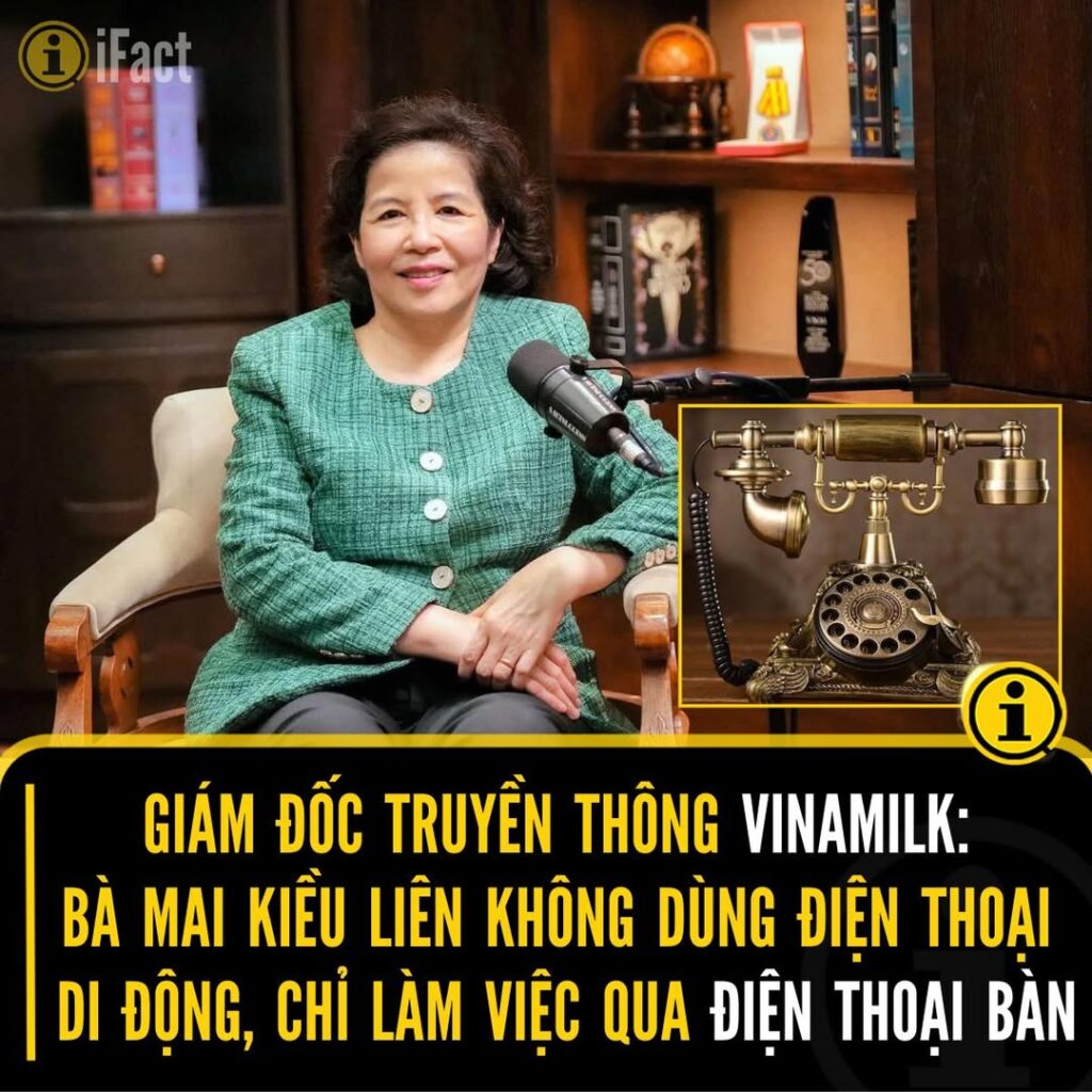 Bà Mai Kiều Liên: Tổng giám đốc Vinamilk không dùng điện thoại di động 2 555455914 1224281639737657 6776368204429187142 n