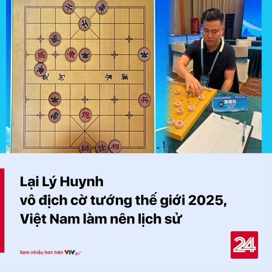 Lại Lý Huynh: Vô địch Cờ tướng thế giới, phá vỡ thế thống trị Trung Quốc 2 555553130 1126595256343011 6716150102144408739 n