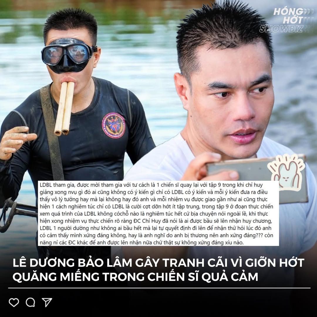 Lê Dương Bảo Lâm: Giải trí hay thiếu tôn trọng trong Chiến Sĩ Quả Cảm? 2 555561464 1207349971416907 3279497709105195820 n