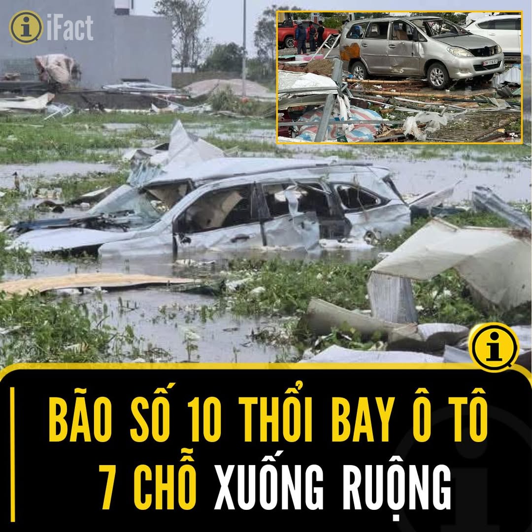 Bão số 10 thổi bay ô tô 7 chỗ ở Thanh Hóa 2 555961732 1226878499477971 339663847776491597 n