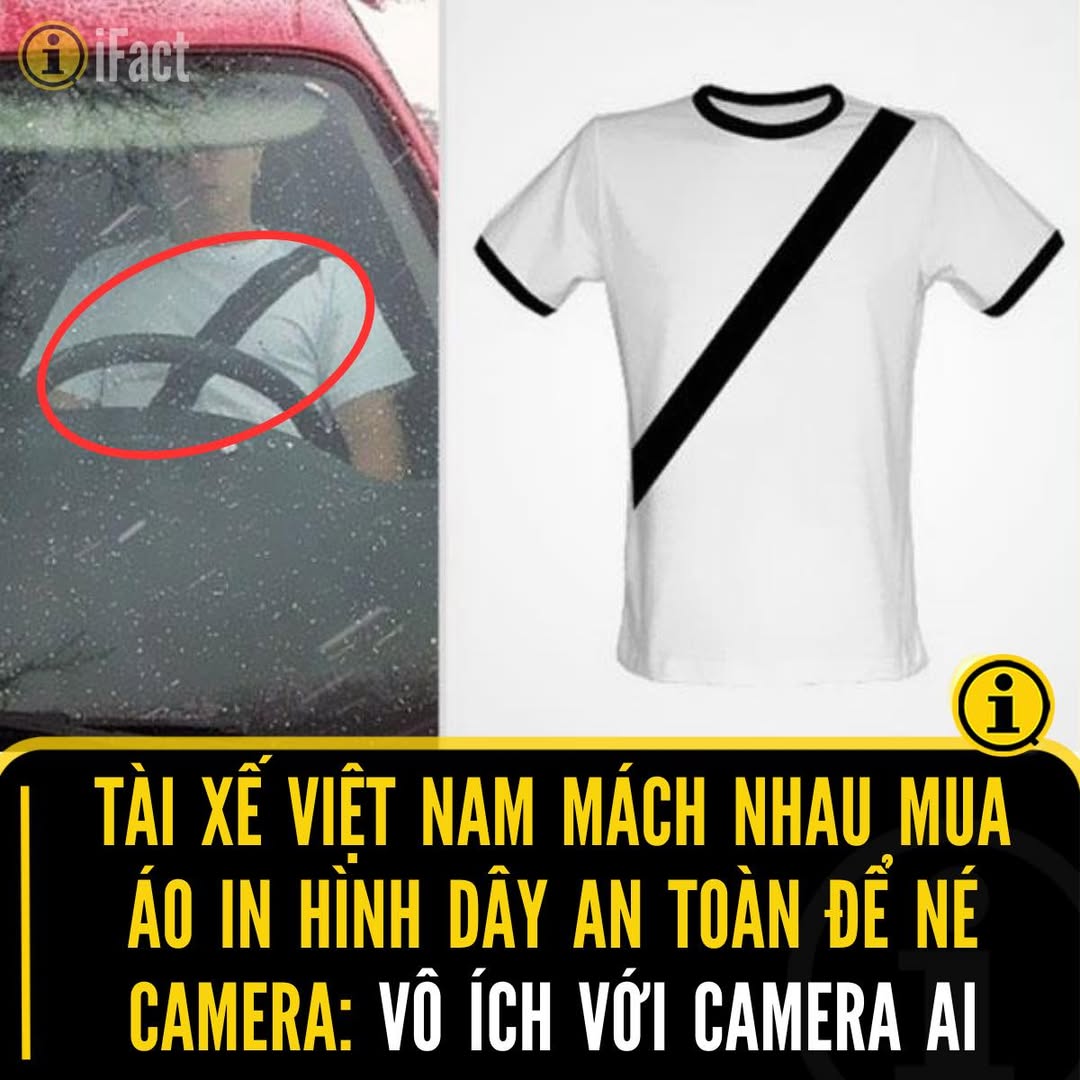 Cảnh báo tài xế: Không thể lừa camera AI bằng áo giả dây an toàn 2 556833355 1225249449640876 4854830234247077660 n