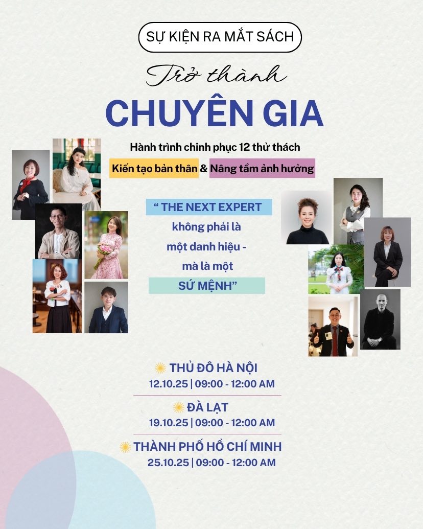 Ra mắt cuốn sách đầu tay 'The Next Expert': Cơ hội giao lưu và quà tặng hấp dẫn 3 556668529 4079617638850712 3485003535783519503 n