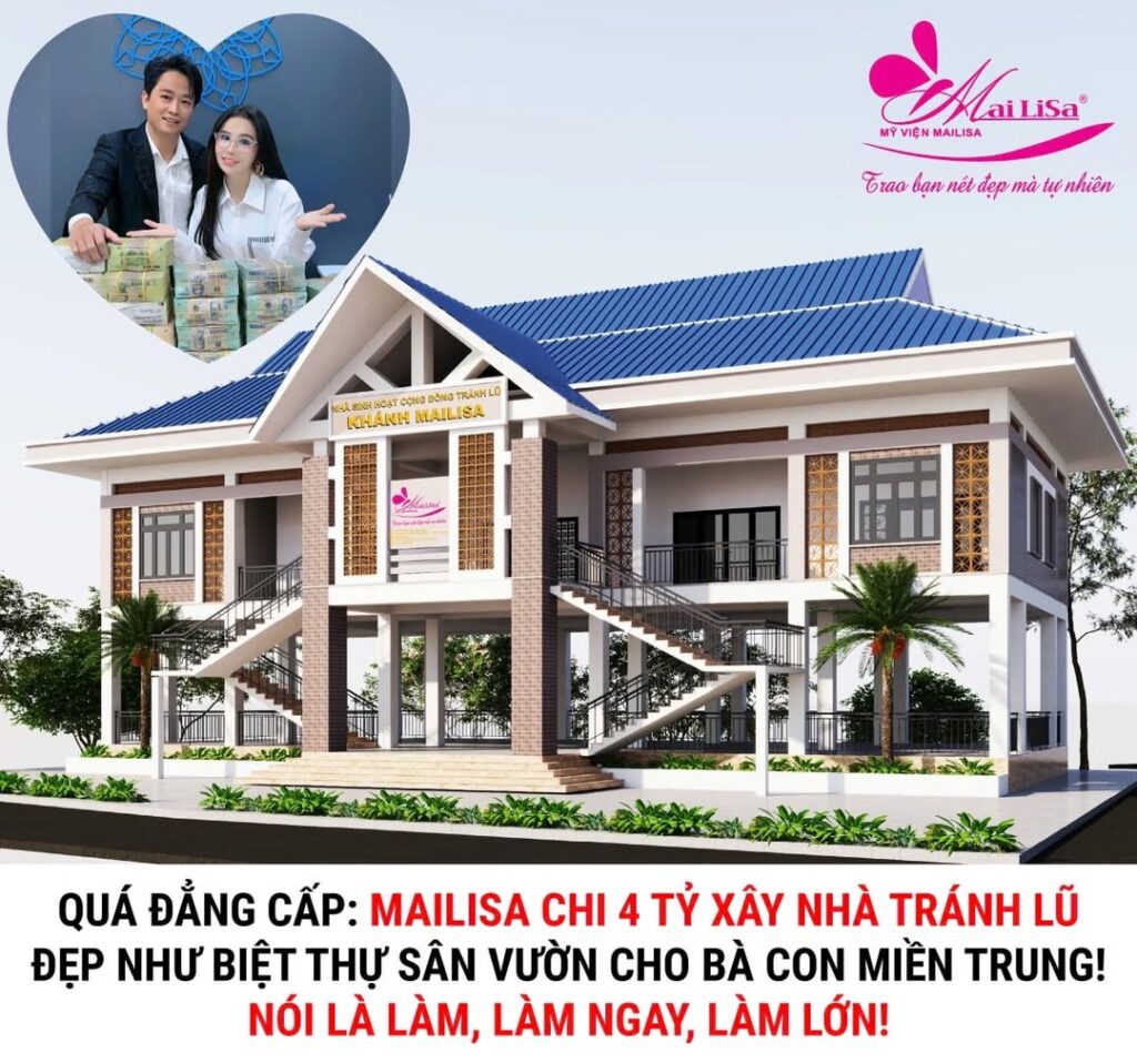 Mailisa xây nhà tránh lũ 4 tỷ, tặng ca nô giúp miền Trung 2 556717318 1119425853631740 1210337355323100430 n