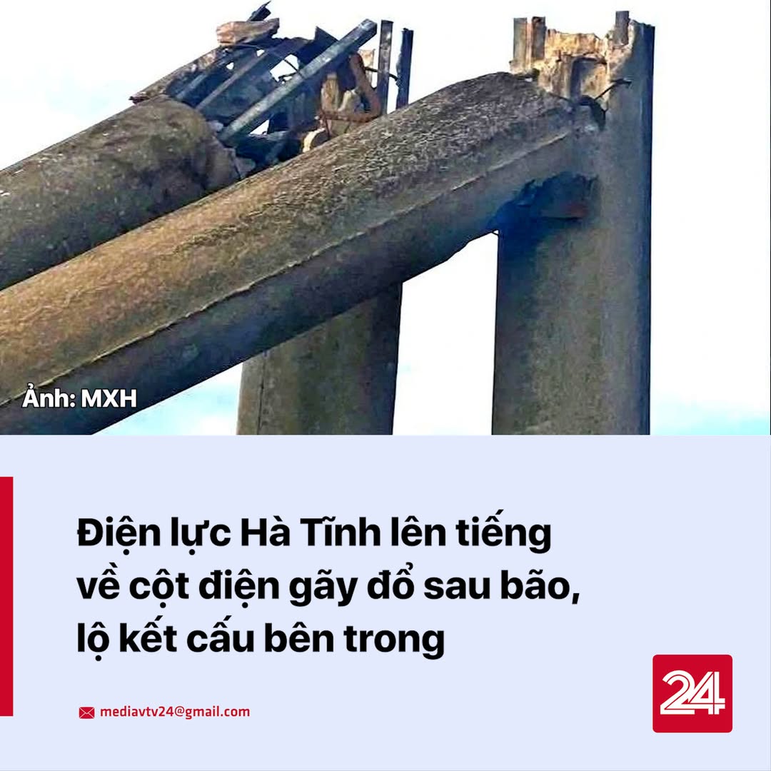 Công ty Điện lực Hà Tĩnh phản hồi về cột điện gãy sau bão số 10 2 556922547 1131621355840401 8507325639034292228 n