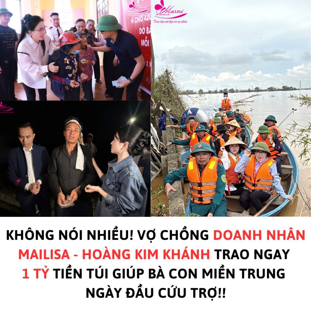 Doanh nhân Mailisa hỗ trợ 1 tỷ đồng cứu trợ miền Trung 2 557188595 1118501123724213 8609782147111244506 n