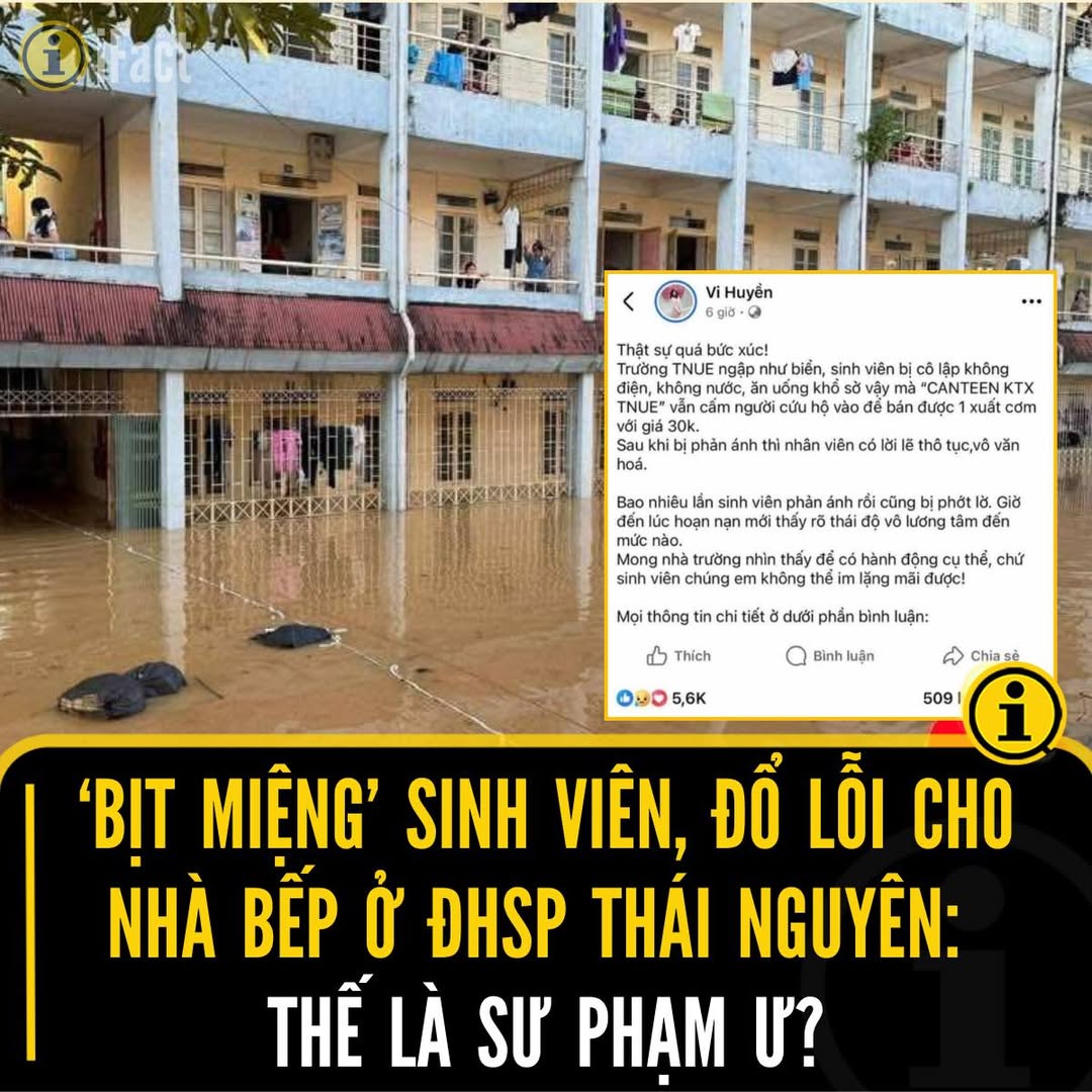 Sự thật về việc sinh viên ĐHSP Thái Nguyên bị ngăn cản nhận cứu trợ 2 557459956 1237670625065425 2340093632351401333 n