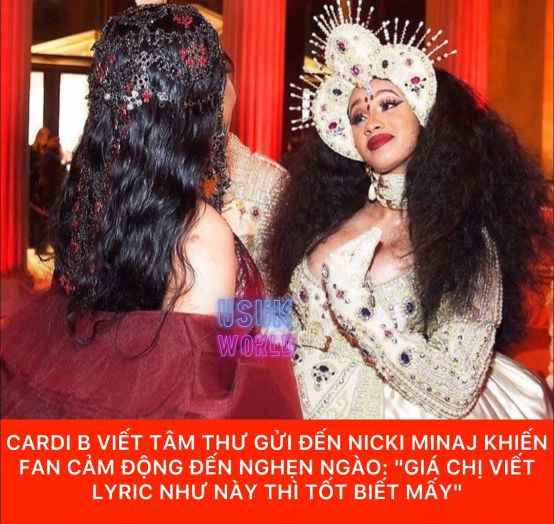 Cardi B gửi tâm thư chấm dứt khẩu chiến với Nicki Minaj 2 557631974 817027440850126 6078619528830835136 n