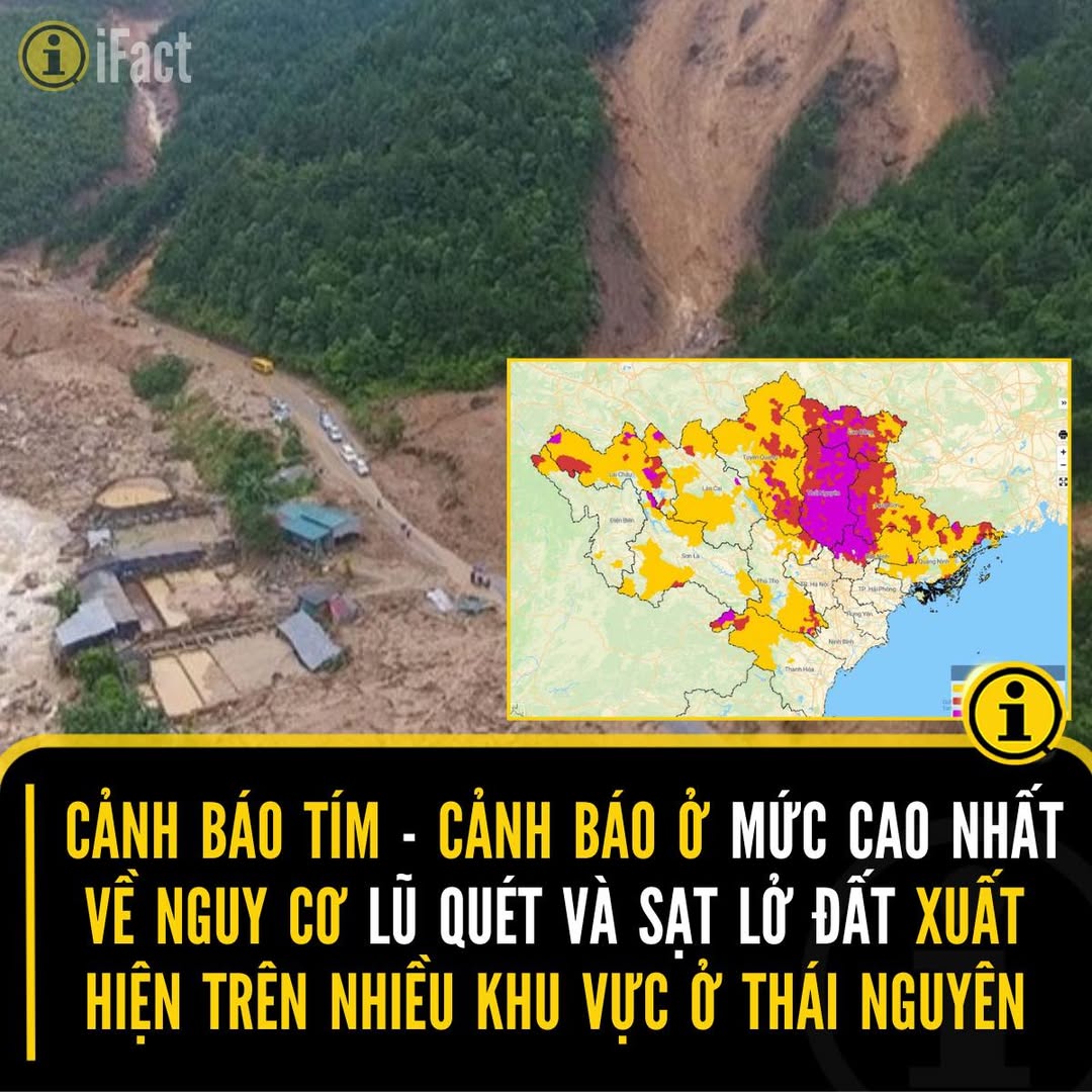 Cảnh báo nguy hiểm do mưa lớn tại Thái Nguyên 2 557984427 1234434235389064 7535022213638913144 n