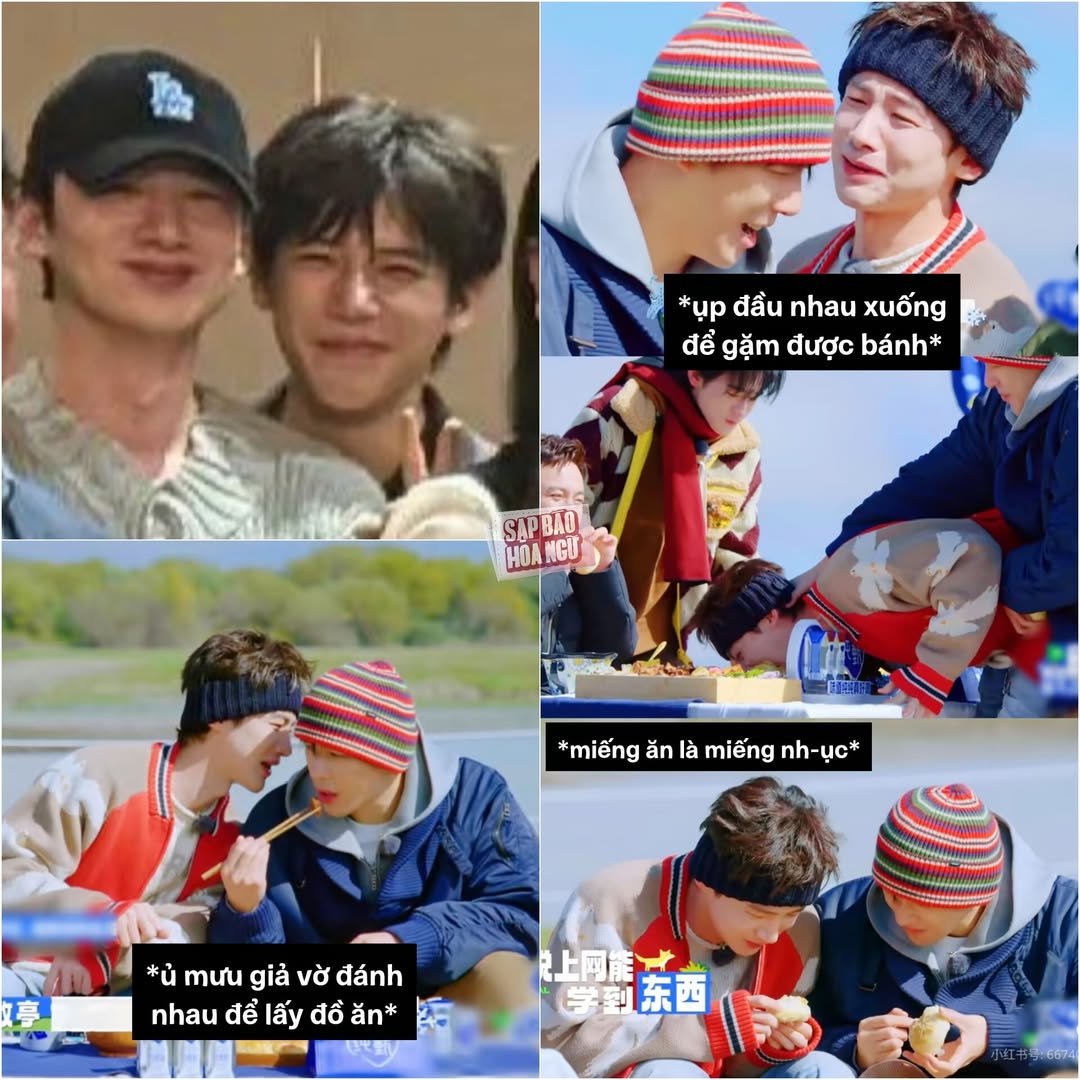Bạch Kính Đình và Vương An Vũ: Chiêu trò ăn bánh đầy hài hước! 2 558008042 1099584705707437 8780104940653286393 n