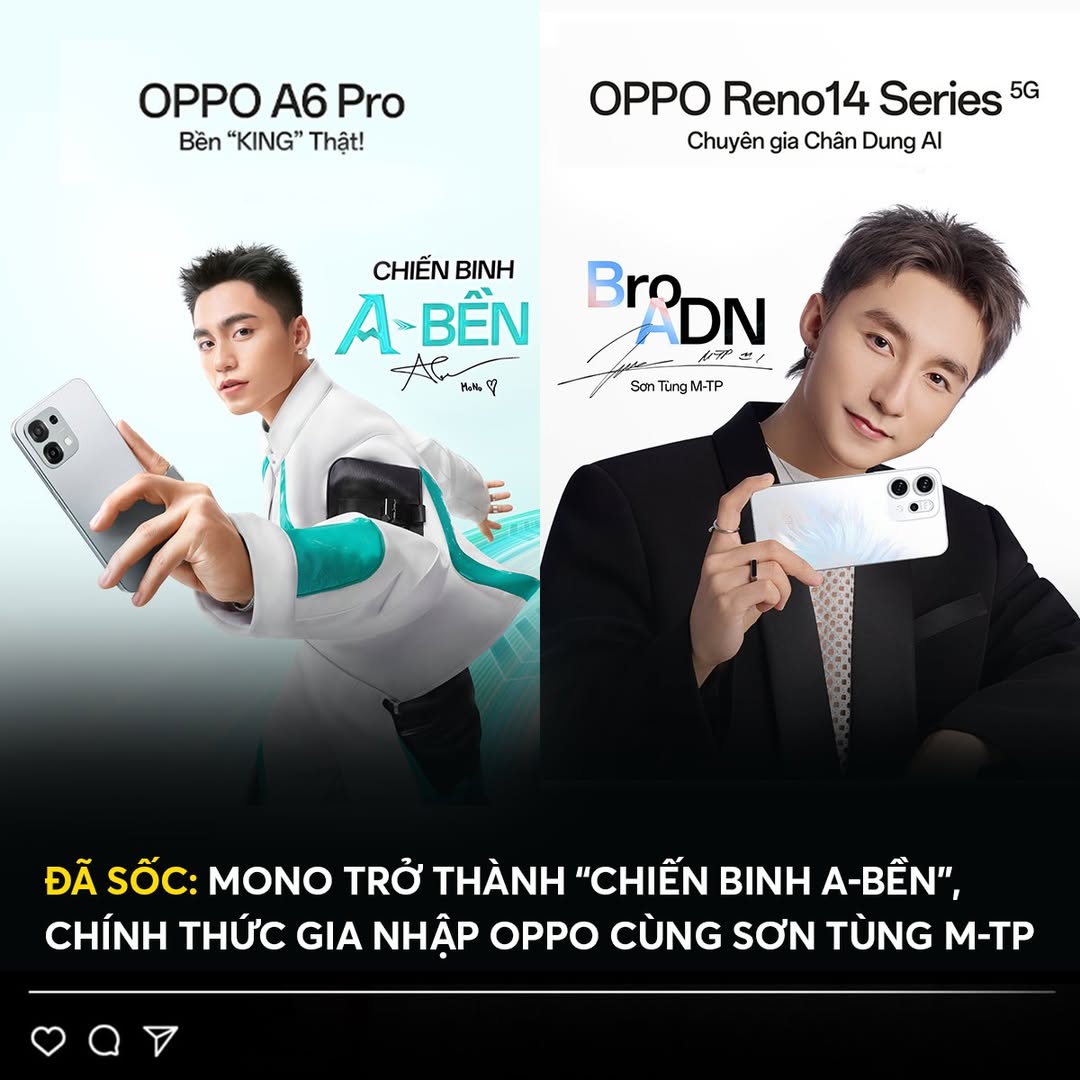MONO Trở Thành Đại Diện Cho OPPO A Series: Sự Kiện Đáng Chờ Đợi! 2 558038610 1216069493878288 1622562467388527354 n