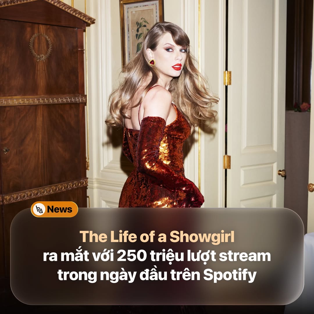 Taylor Swift lập kỷ lục với 'The Life of a Showgirl' 2 558470409 1391996639159539 1588179054906793427 n