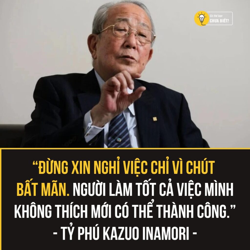 Bài học từ tỷ phú Kazuo Inamori về sự kiên nhẫn trong công việc 2 558921959 1378983667229858 2619023904290835024 n