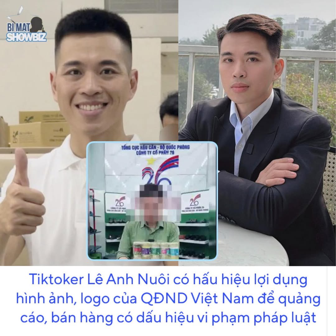 Lê Anh Nuôi bị cáo buộc lợi dụng biểu tượng Quân đội trong quảng cáo 2 558928294 1241101601388791 2241169883160447023 n