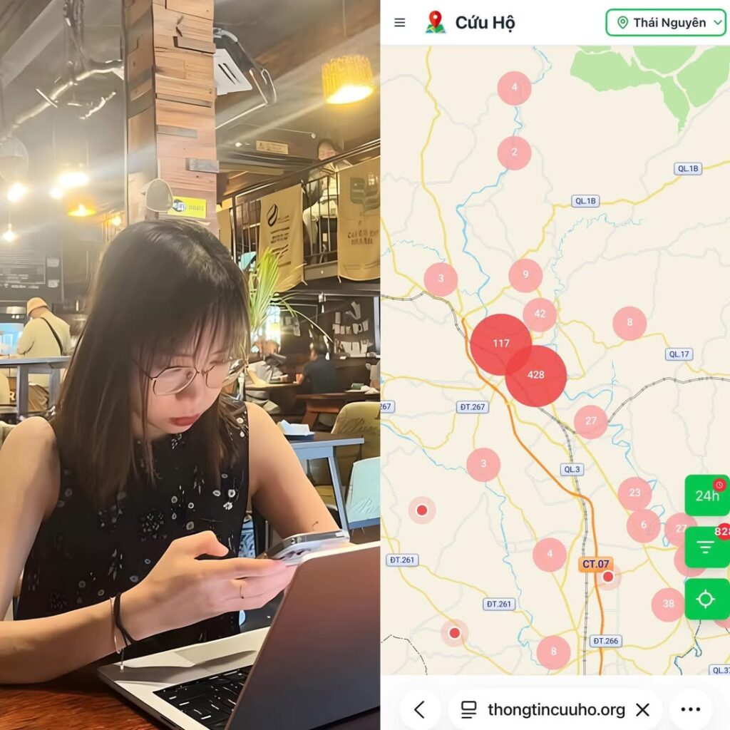 Hai bạn trẻ dùng công nghệ cứu người trong bão Matmo 2 559325166 1152794870379840 7658650897827212363 n