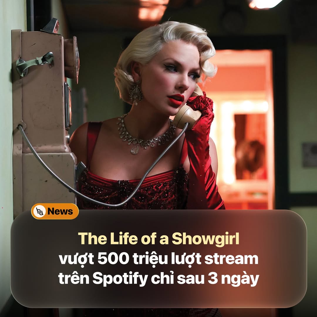 Album 'The Life of a Showgirl' lập kỷ lục Spotify 2025 2 559565288 1393558242336712 7325397539775150797 n
