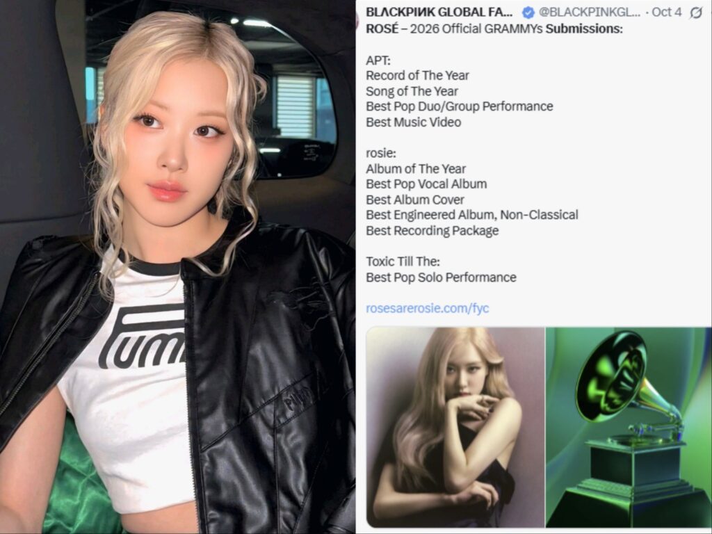 Rosé Nộp Đề Cử Tại Grammy 2026: Cơ Hội Nào Cho Cô? 2 559925232 797096356394009 5483275748770086653 n