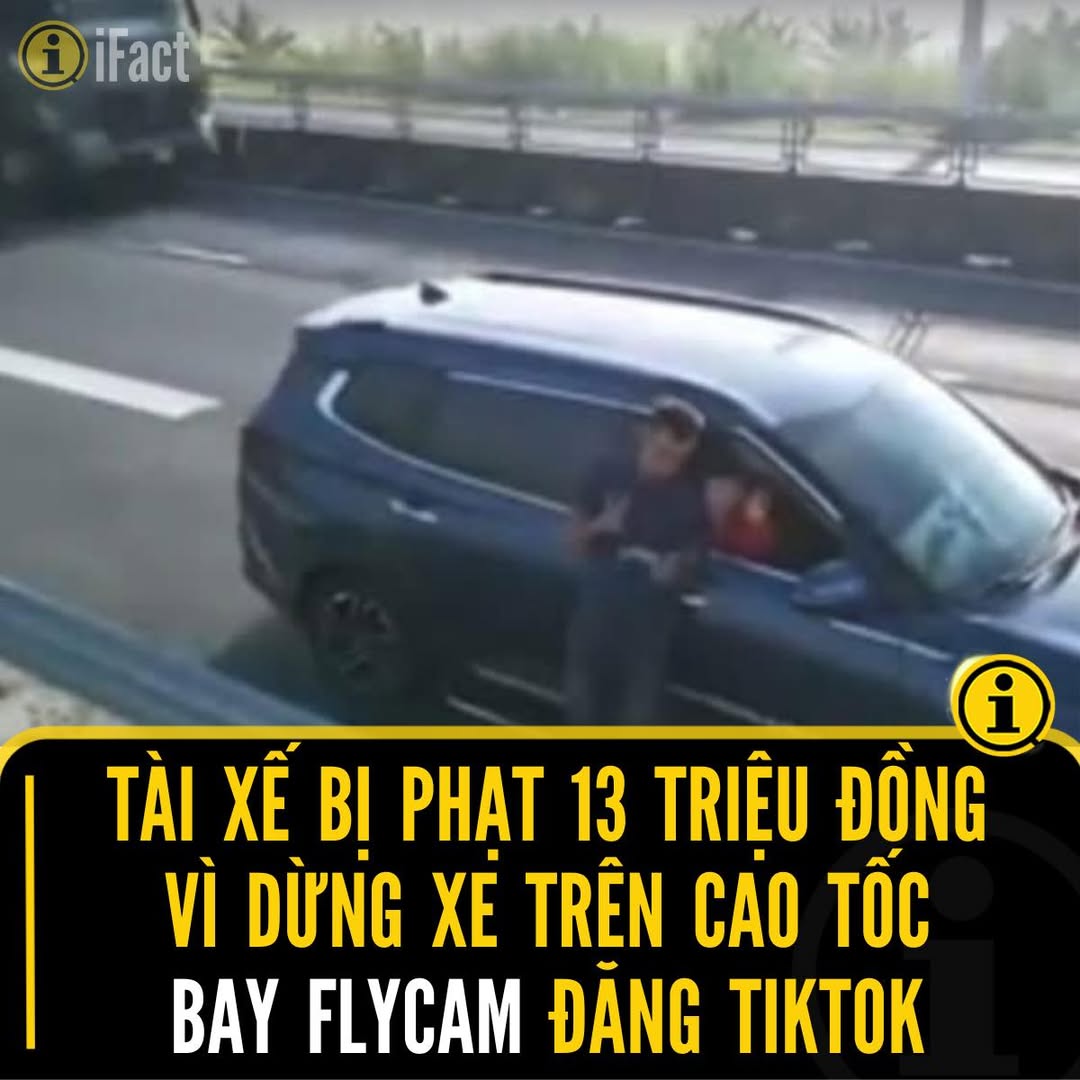 Tài xế phạt 13 triệu vì dừng xe quay video trên cao tốc 2 560974888 1232199382279216 4571048090357787121 n